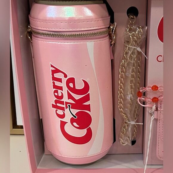 Skinnydip Cherry Coke Can Handbag & Wallet Gift Set Pink/Red NWT Limited Edition - Picture 3 of 6
